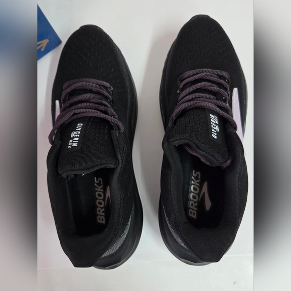 Brooks Glycerin Max Run Walk Neutral Shoes Black/ Purple Mens Size 10 D NEW! main image 5